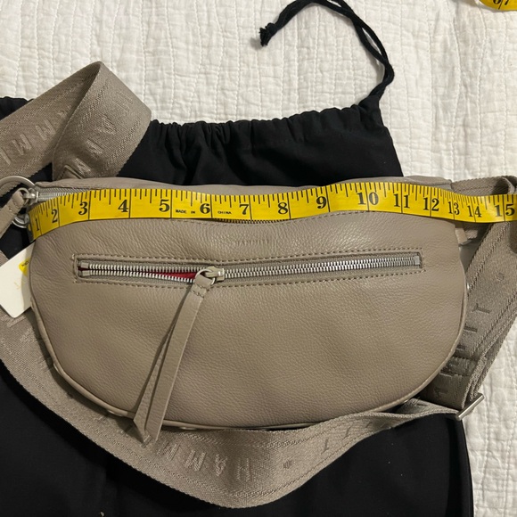 Hammitt Leather Taupe Crossbody Bag with Adjustable Strap - Picture 6 of 7